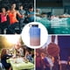 thumbnail image 4 of Matsuzay Botella de agua de 2,2 l, marcador de tiempo motivacional, jarra de agua, taza de bebida deportiva portátil, deporte, Fitness, turismo, Teteras azul rosado Matsuzay HA006334-01, 4 of 6