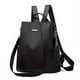 thumbnail image 1 of Mochila antirrobo pequeña y sencilla, bolso de hombro bidireccional, mochila impermeable para la escuela y viajes (12,2*11,02*4,72) pulgadas, 1 of 3