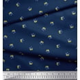thumbnail image 2 of Soimoi Moss Georgette Fabric Frog Animal Decor Fabric Printed Yard 42 Inch Wide, 2 of 3