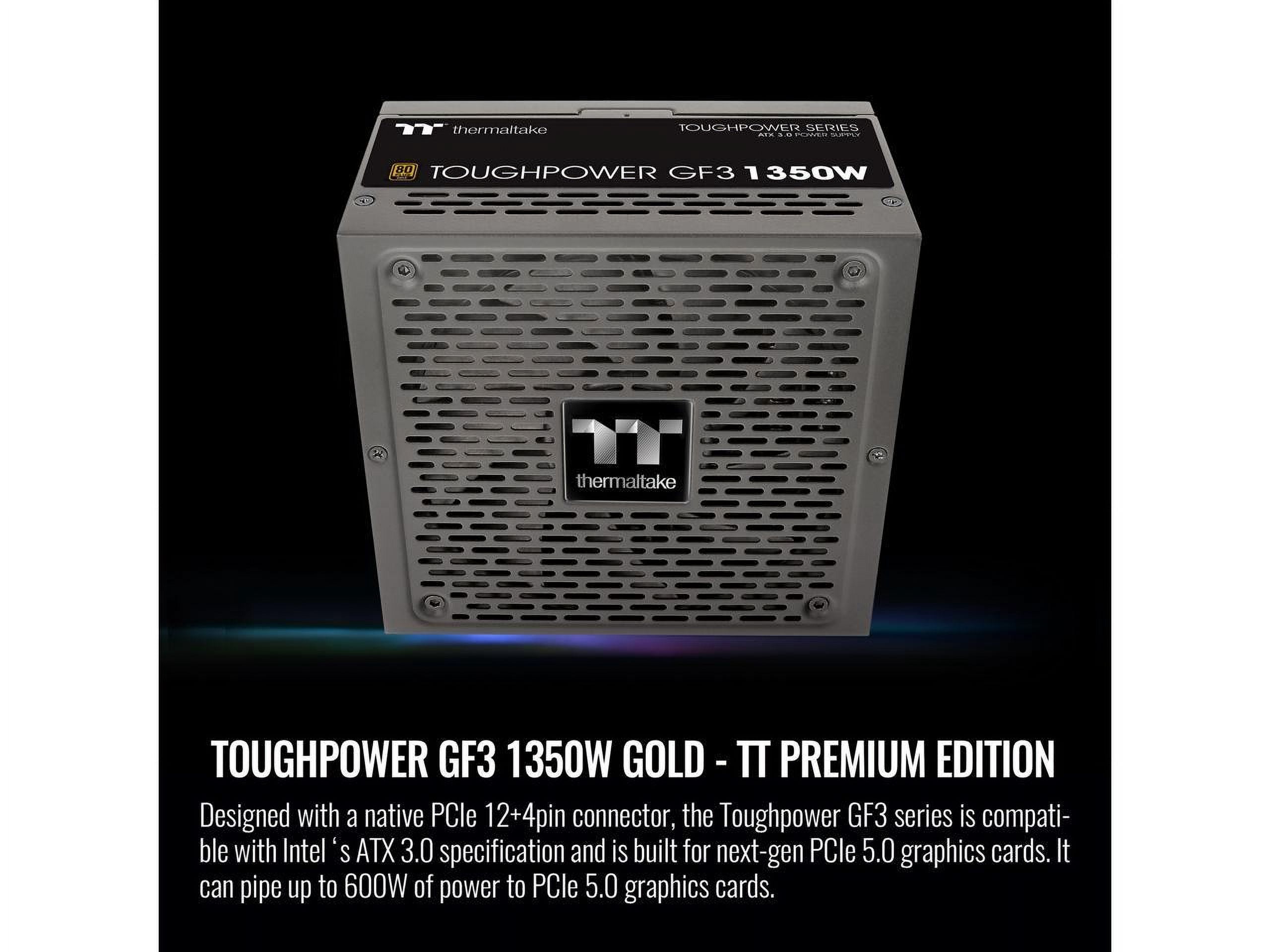 Thermaltake Toughpower GF3 Full Modular Gen5 Power Supply - 1350w
