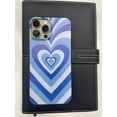 thumbnail image 5 of Compatible with iPhone 8 Plus Case Blue Heart Print Cute Blue Heart Pattern Case for Women Girl Full Camera Protective Soft TPU Shockproof Phone Cover for iPhone 8 Plus, 5 of 11