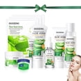 thumbnail image 1 of Kit de cuidado de la piel de 10 piezas Set de regalo para el cuidado de la piel con limpiador facial Suero tónico Crema para ojos Crema facial Gel exfoliante Mascarilla de labios para dormir y kit de, 1 of 5