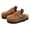 Brown, variant on Kids Suede Clogs Toddler Boys Girls Slide Sandals Cork Sole Casual Mules for Adjustable Strap