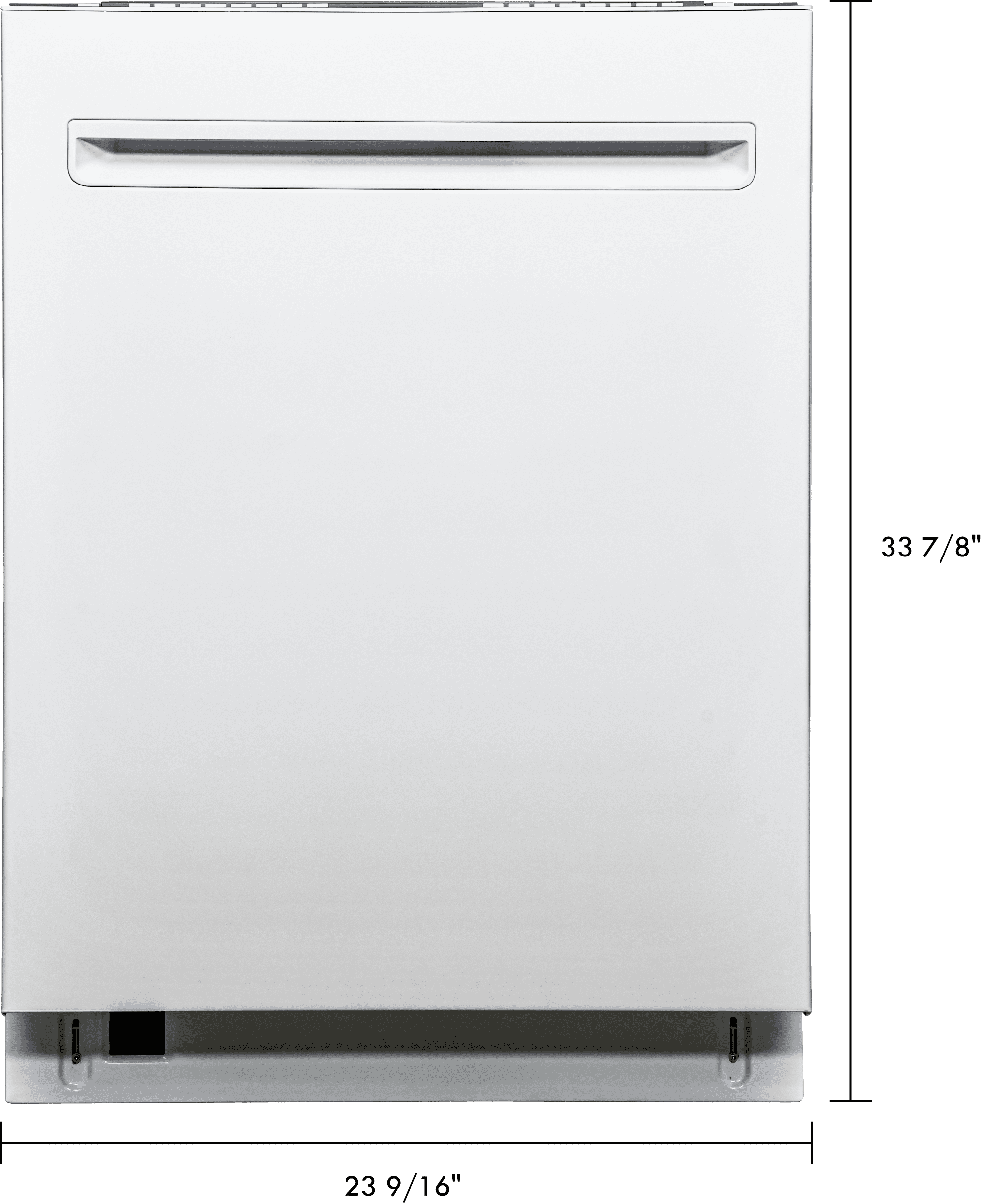 Kenmore 24” Built-In-Dishwasher w/ 3rd Rack & Turbo Dry with Pocket Handle, White