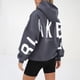 thumbnail image 5 of Fashiona Women's Letter Print Loose Pullover Hooded Sweatshirt Tops, 5 of 6