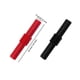 thumbnail image 2 of Matsuzay Acoplador de enchufe Banana de 4MM, adaptador de enchufe Bananas aislado, Cables electrónicos de multímetro duraderos Videojuegos y accesorios Rojo, 2 of 6