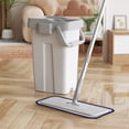 thumbnail image 4 of Wanfds Flat Mop Fabric Microfiber Wet And Dry Mop Fittings(Blue), 4 of 5