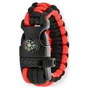 Marvel Spider Man Boy's Flashing LCD Silicone Watch With Survival Band 2 Piece Set