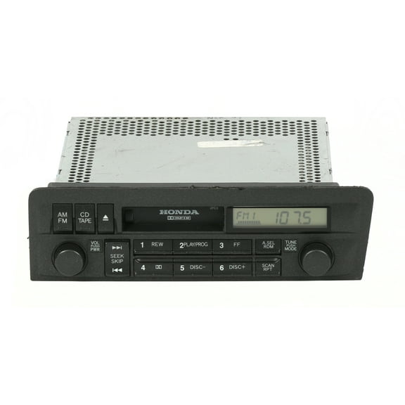 Restored 2001-2002 Honda Civic AM FM Radio Cassette Player 39100-S5A-A110-M1 Face 2PC3 (Refurbished)