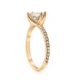 thumbnail image 3 of 1.25CT Princess Cut Diamond Engagement Ring White Yellow or Rose Gold, 3 of 4