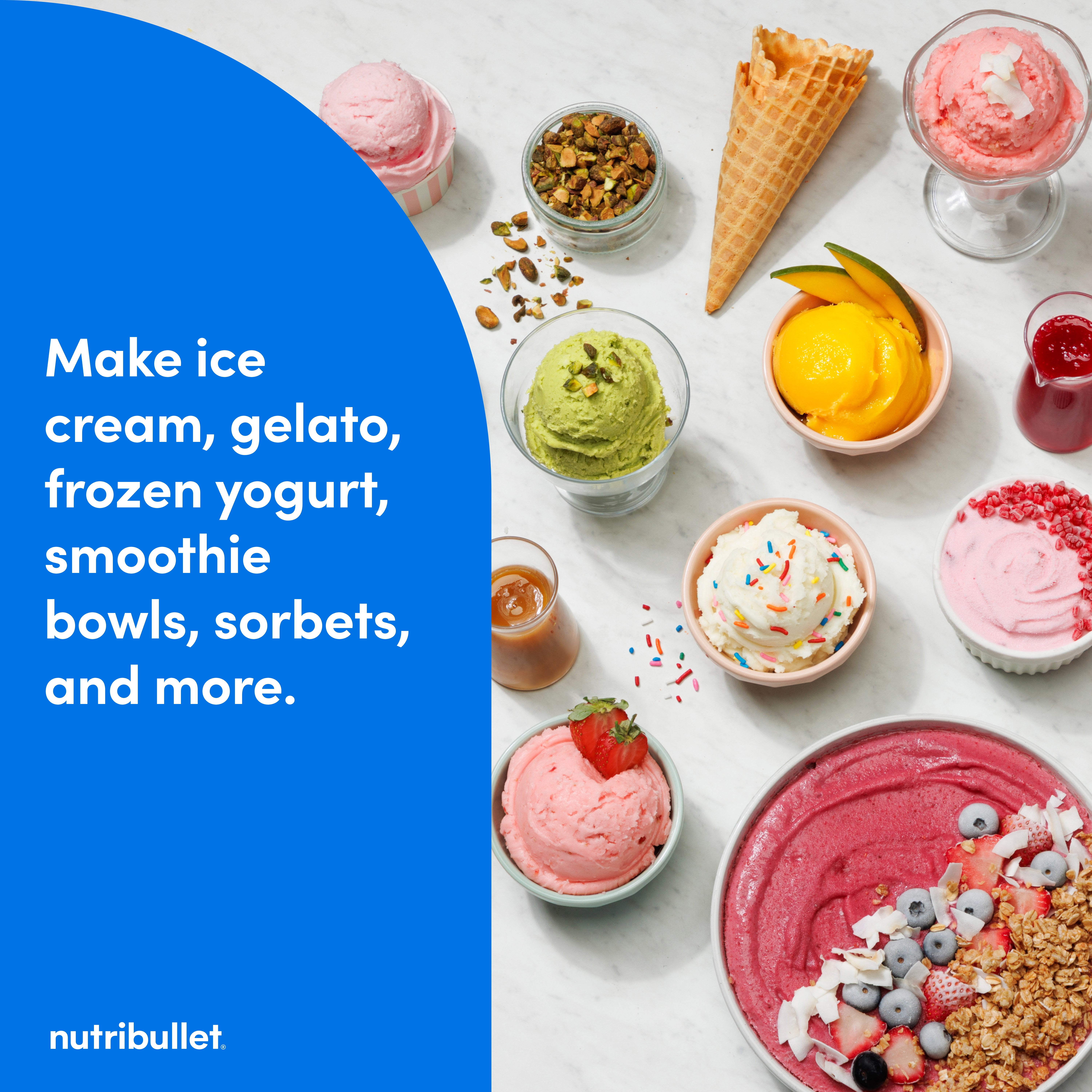 nutribullet Chill Ice Cream Maker Matte White