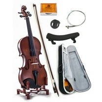 New WOODEN Student Violin VN101 1/2 Size w Case Bow Rosin String *GREAT GIFT*