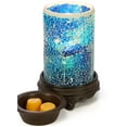 thumbnail image 4 of Vp Home Mosaic Glass Fragrance Warmer (Sapphire And Gold), 4 of 6
