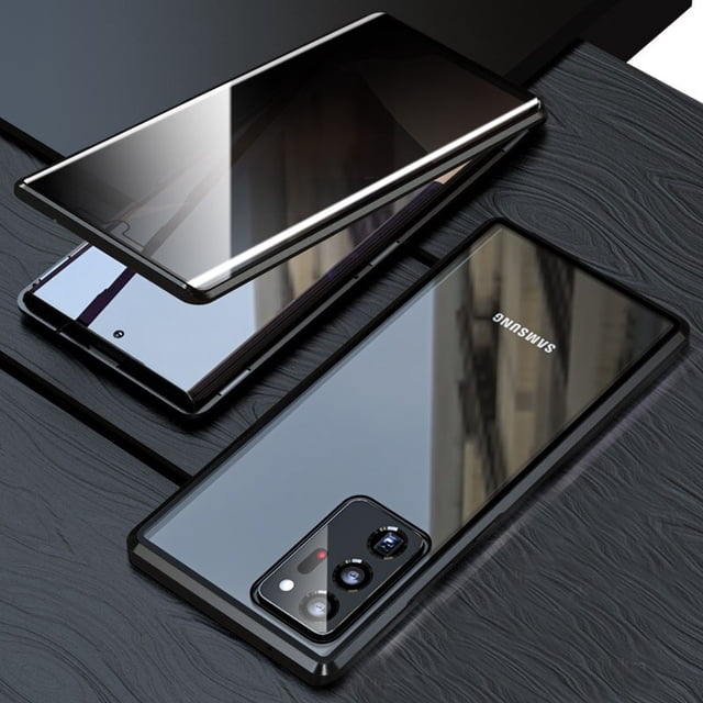 Funda de protección de privacidad de espiando magnético de Metal para Samsung Galaxy Note 20 Ultra S22 S21 Plus S20 Fe 5G funda de teléfono Fundas Coque Tan Jianjun unisex