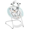 Fisher-Price Dots and Spots Puppy See and Soothe Deluxe Bouncer, Hands-Free