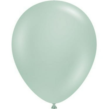 50 Tuftex Empower Mint Balloons 5" Made in USA