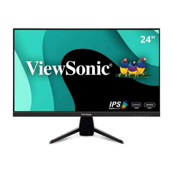 ViewSonic OMNI VX2467U - LED monitor - gaming - 24" (23.6" viewable) - 1920 x 1080 Full HD (1080p) @ 60 Hz - IPS - HDMI, VGA, USB-C