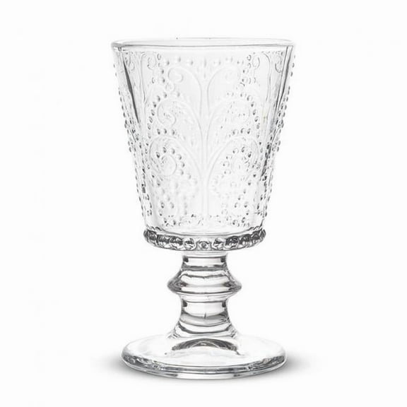 MDR Trading Inc. AB-27-CHARLOTTE-GOB_Q01 Lacework Pattern Stemmed Wine Goblet Glass