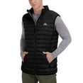 thumbnail image 2 of Mapamyumco Men's Lightweight Puffer Vest Outdoor Warm Sleeveless Jackets Recycled Insulation Black S, 2 of 7