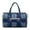 Abstract Geometric Blue, variant on Xixirimido Large Weekender Quilted Travel Bags Quilted Duffle Bag, Hospital Bag for Women Labor Delivery, Travel Duffel Bag Gym Tote Bags, Geometric Print