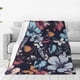 thumbnail image 1 of Balery Flowers ad Butterflies Manta de Felpa Suave y Acogedora – Cobija de Franela Aterciopelada para Cama, Lavable y Cálida para Sofá, Mascotas, Transpirable-60"x50", 1 of 7