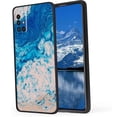 thumbnail image 1 of Compatible with Samsung Galaxy A71 4G Phone Case, Blue-Marble-76 Case Silicone Protective for Teen Girl Boy Case for Samsung Galaxy A71 4G, 1 of 1