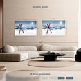 thumbnail image 4 of Elephant Stock Red Skis Wall Art - Horizontal Canvas Wall Art - Living Room Wall Decor - Sports Canvas - Blue And White Decor - 48" x 32", 4 of 8