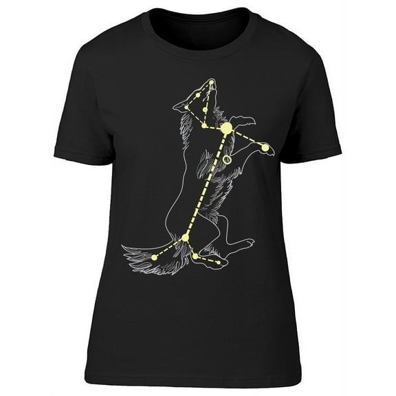 Constellation Dog T-Shirt Women -Image by Shutterstock, Female x-Large