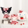 thumbnail image 4 of Sanrio Fresh Strawberry Kuromi Melody Pochacco Hellokitty Cinnamoroll Plush Toy Girl Plush Keychain Pendant Cartoon Stuffed Doll, 4 of 5