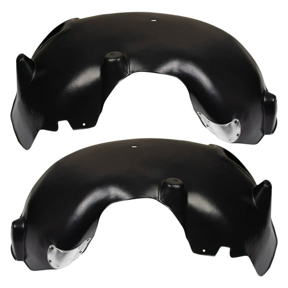 TRQ Front Inner Fender Liner Set Fits Select 2004-2006 Dodge Durango CH1250123 CH1251123