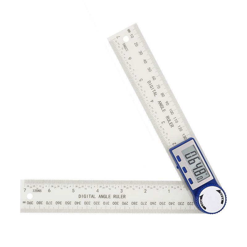 Digital Angle Finder Protractor 2 In 1 Angle Finder Ruler With 7 Inch ...