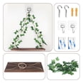 thumbnail image 5 of WETRBWEH Floating Shelves for Wall No Drilling, 2pcs Artificial Greenery and Light Strip Hanging Shelf Wall Shelves for Aesthetic Room Home Decor, 5 of 8