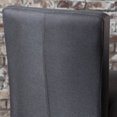 thumbnail image 3 of Tabourets Parla Tissu Charbon Noir (Set de 2), 3 of 5