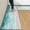 Blue Teal Sea Ocean, variant on Yellow Lemon Anti-Fatigue Kitchen Rug Set of 2 Grey Black Farmhouse Vintage Wood Cushioned Kitchen Floor Standing Mat Waterproof Non-Slip Kitchen Mat and Rugs PVC Ergonomic Comfort Foam Rug