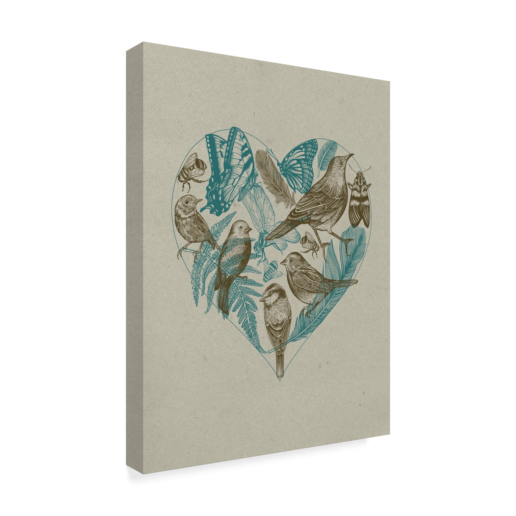 Trademark Fine Art 'Wild Heart' Canvas Art by Rachel Caldwell
