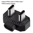 thumbnail image 3 of Cateissary Carga mientras se usa un adaptador OTG USB C hembra a 2x USB C macho para teléfonos móviles y computadoras portátiles, etc. Teléfono y Comunicación TIPO-C+TIPO-C, 3 of 6