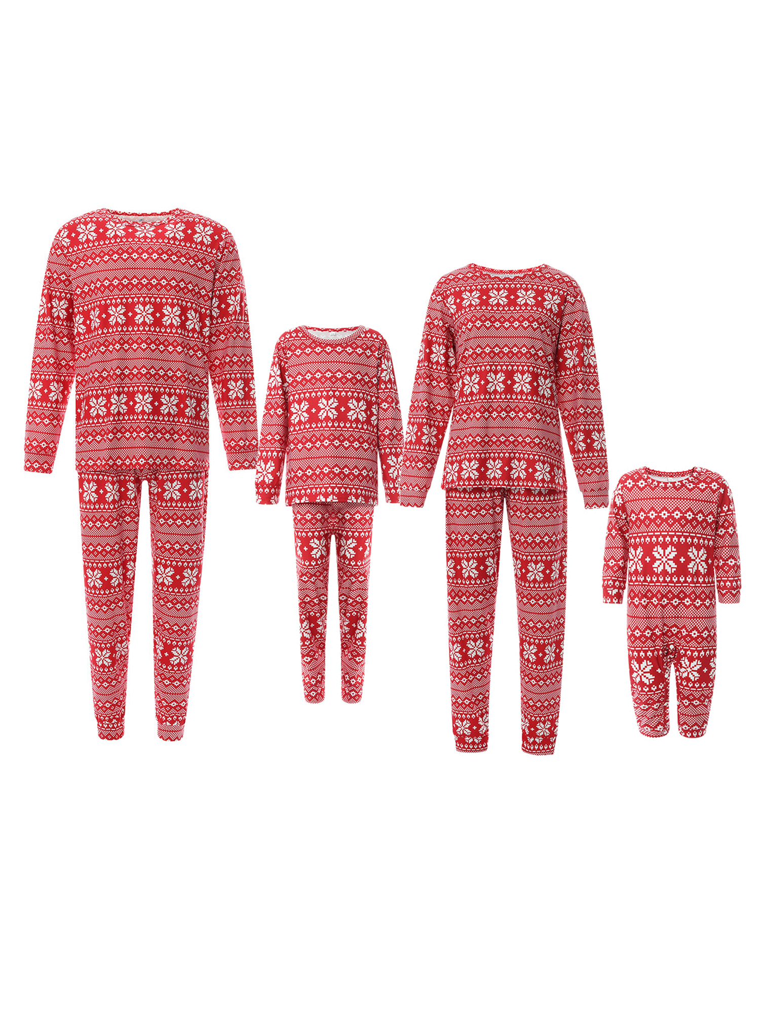 Ma&Baby Christmas Pajamas Set Family Match Sleepwear Nightwear Xmas