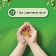 Plant Based Kids Multivitamin Gummies - Multivitamin for Kids Immune Support with Vitamins A, C, D3, E, B6 & B12, Zinc & Iodine - Children's Vitamins Chewable Formula for Strong Health - 90 Count