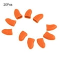 thumbnail image 2 of Flmtop 20Pcs Soft Pet Dog Cats Kitten Paw Claws Control Nail Caps Covers Pet Accessories Orange, 2 of 9