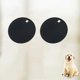 thumbnail image 4 of 10pcs Stainless Steel Blank Engraved Dog Tags Pet Dog Puppy Round Id Tag Pendant (black 3.5cm), 4 of 4