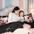 thumbnail image 5 of Manfei Ocean Animal Axolotl 7 Pieces Full Size Bedding Sets,3D Print Salamander Full Size Bed in a Bag,Black Reversible, 5 of 7