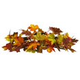 thumbnail image 2 of Nearly Natural Maple Leaf Artificial Arrangement Candelabrum, Multi/Color, 2 of 2