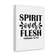thumbnail image 5 of Scripture Walls Romans 8:13 Spirit Over Flesh Bible Verse Canvas Christian Wall Art Ready to Hang Unframed, 5 of 13