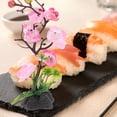 thumbnail image 3 of 2Pcs Sushi Plate Artificial Flower Cold Dish Decorations Plate Lifelike Flowers, 3 of 7