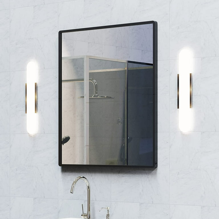 MIRR SHELF Wall-mounted bathroom mirror with shelf By MOMA Design