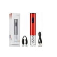 thumbnail image 1 of Ouvre-bouteille Électrique Rechargeable Automatique, Tire-Bouchon Sans Fil en Acier Inoxydable avec Coupe-Feuille et Câble USB, 1 of 1