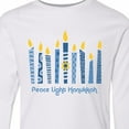 thumbnail image 4 of Inktastic Peace Light Hanukkah Long Sleeve Youth T-Shirt, 4 of 5