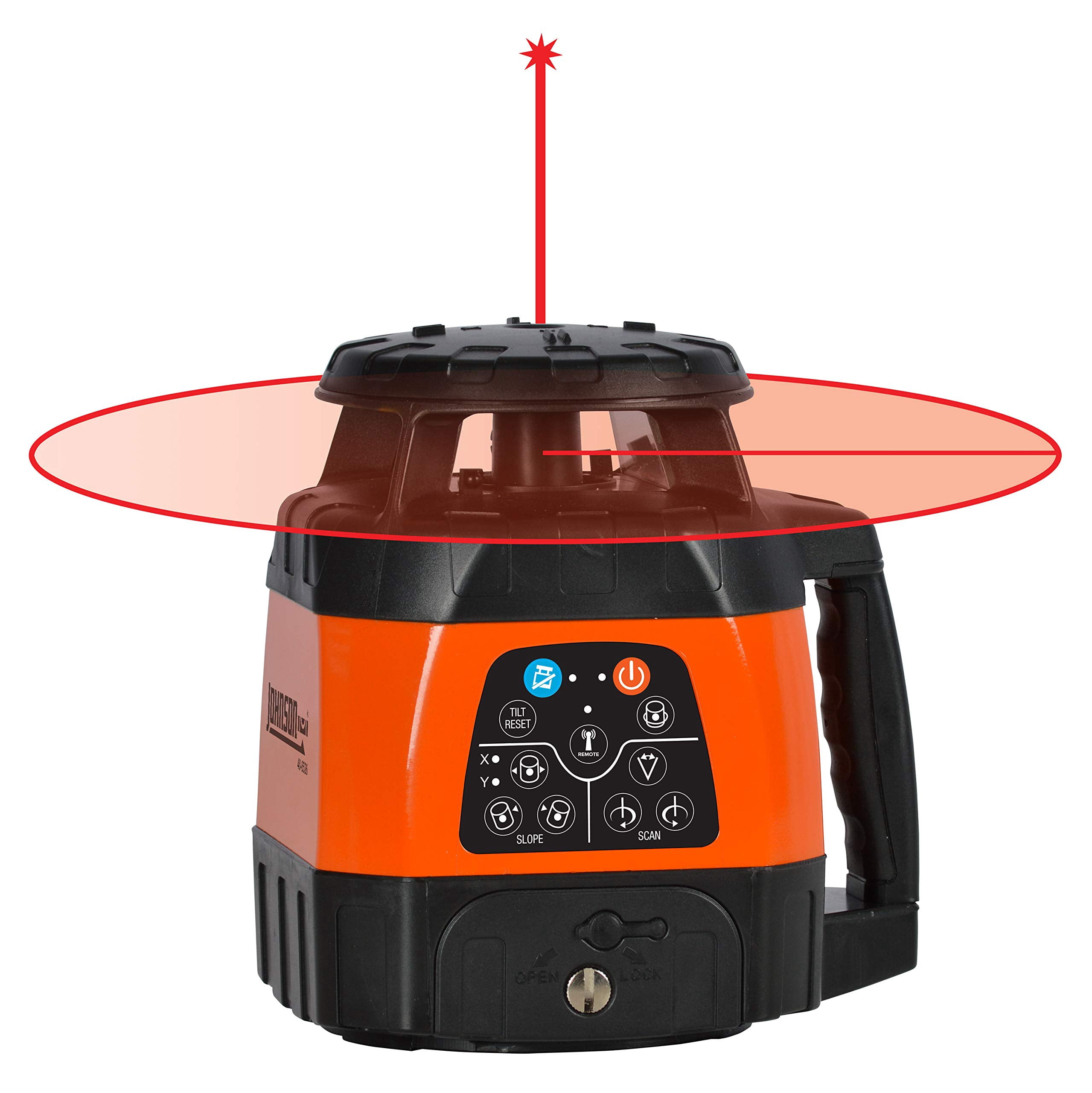 Johnson Level 40-6534 Electronic Self-Leveling Horizontal & Vertical Rotary Laser Kit