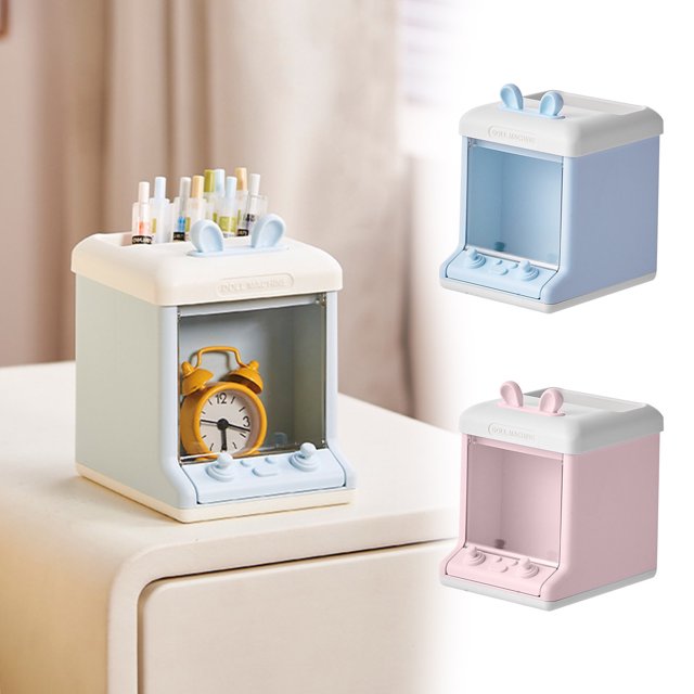 Stationery Organizer, Desk Accessory, Multi-Compartment Storage, Clear Plastic Design, School Supplies Holder, Desk Desk Organizer, Office Desk Decor, Home Office Stationery, Office Organization