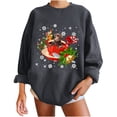thumbnail image 1 of Sudadera holgada con estampado clásico de perro de Navidad de invierno para mujer Fridja  fksj2292, 1 of 6